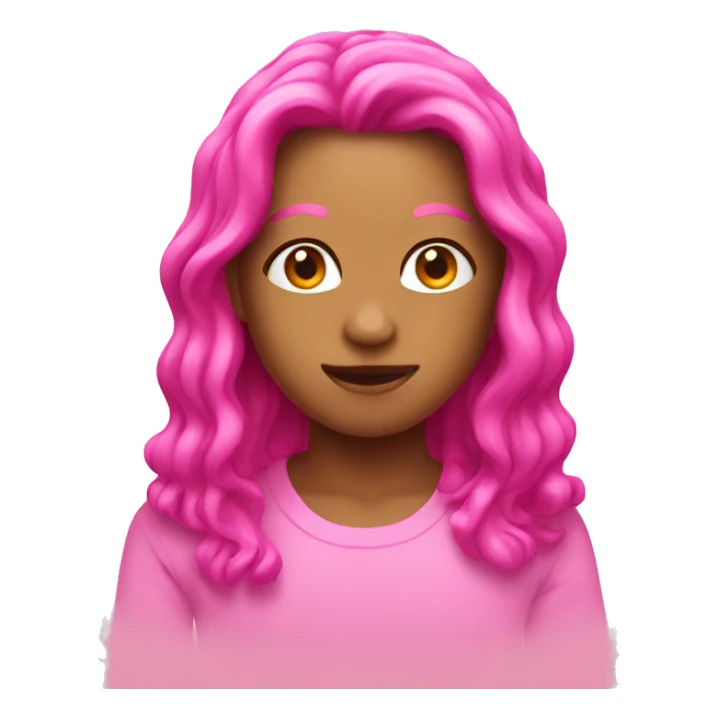 Pink heat emoji sticker