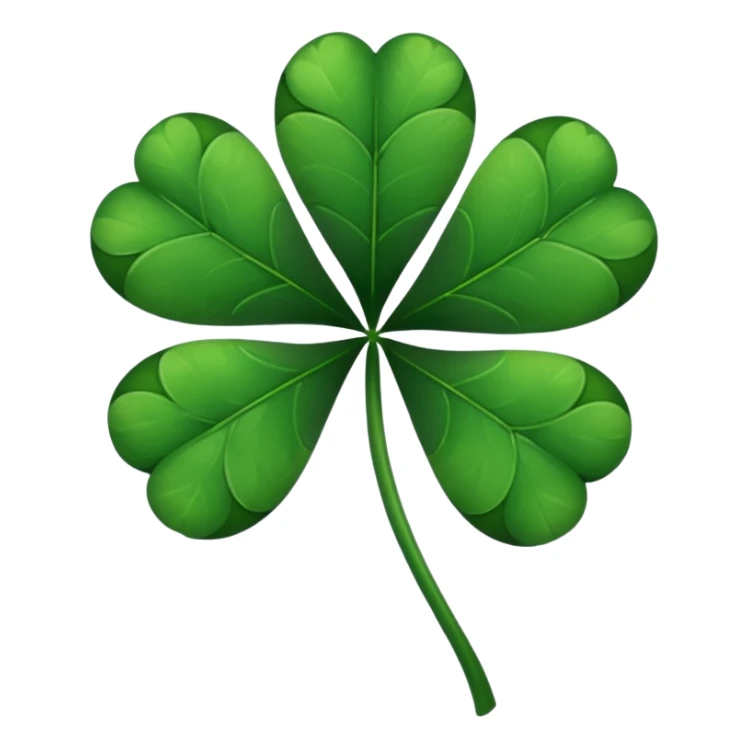 Un Trébol de 5 hojas Black clover sticker