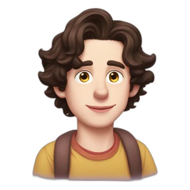 home Simpson timothee chalamet and the pig from gravity falls sticker