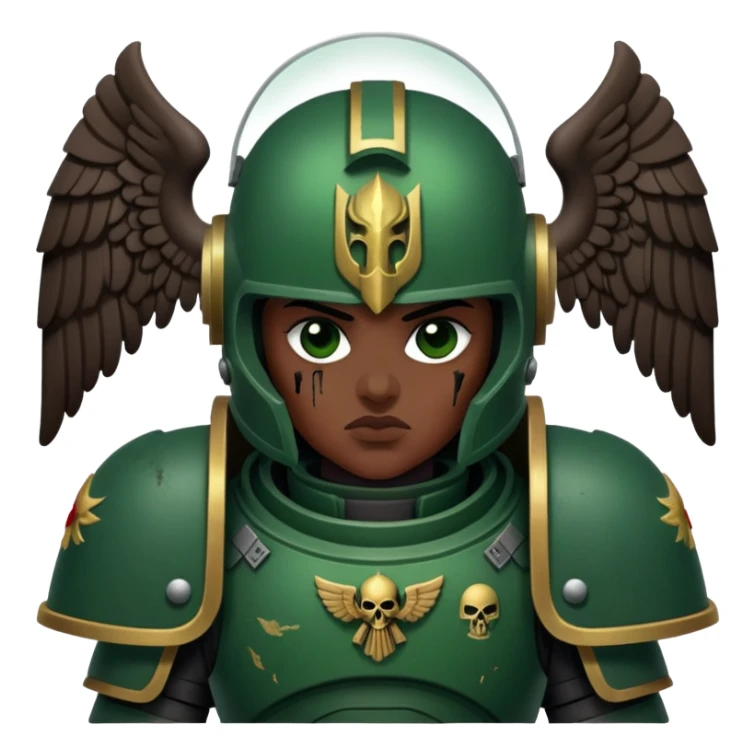 Warhammer 40k adeptus astartes dark angels sticker