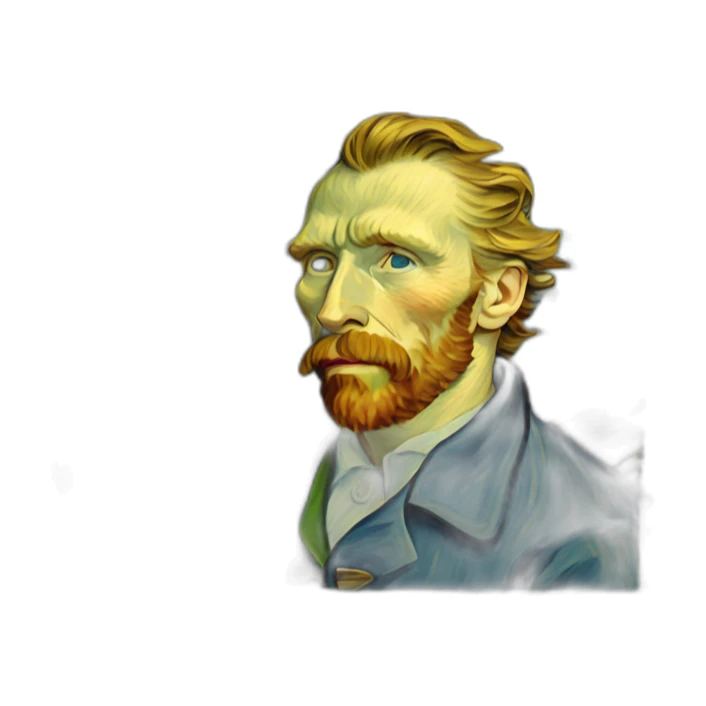 van Gogh paint sticker