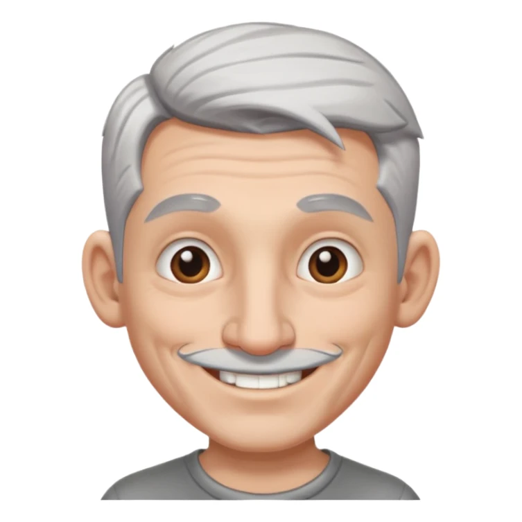 white-gray haired heavy tattooed big nose boy sticker