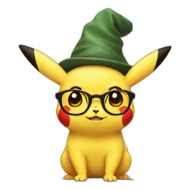 Pikachu potter sticker