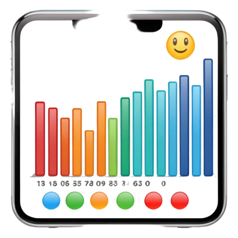 data analyze report chart no technology sticker