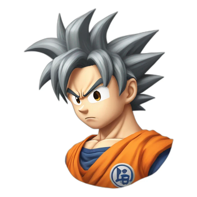 Son goku telling you to sleep sticker