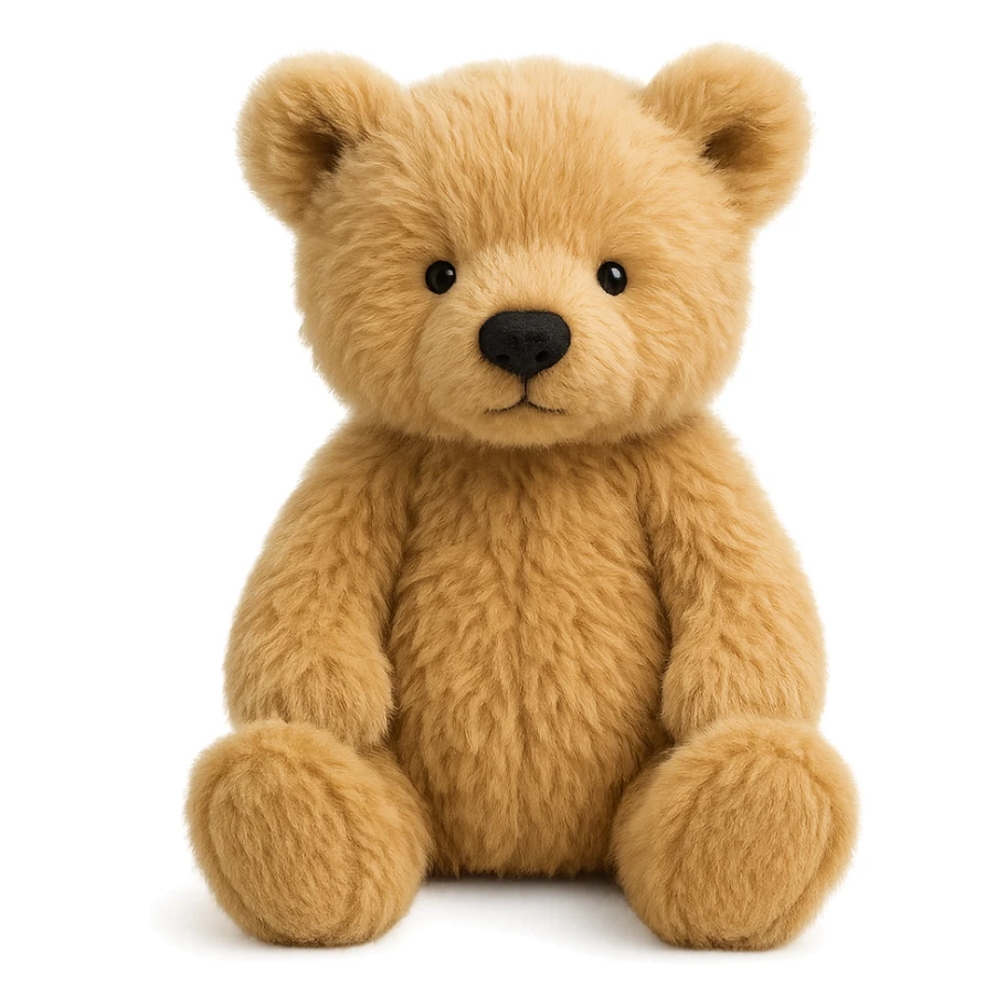 jellycat stuffed plush blonde grizzly bear cub sticker