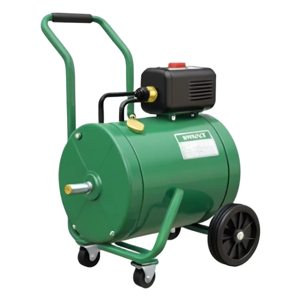 pancake air compressor cart, green color sticker