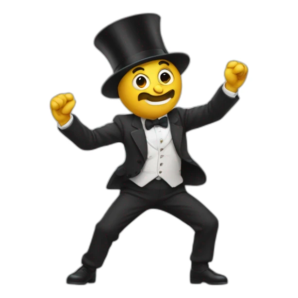 Monsieur qui fait un dab sticker