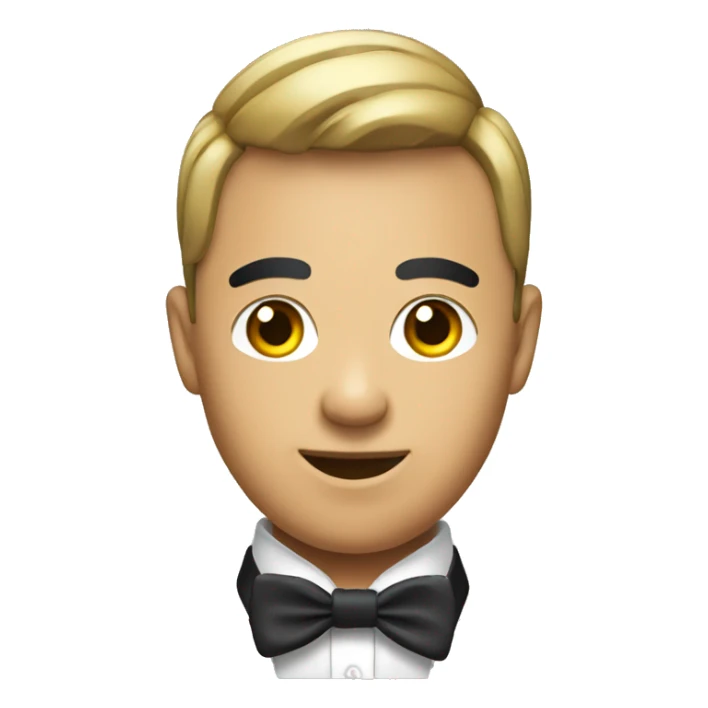 a Asia Gay headhunter with bow tie sticker