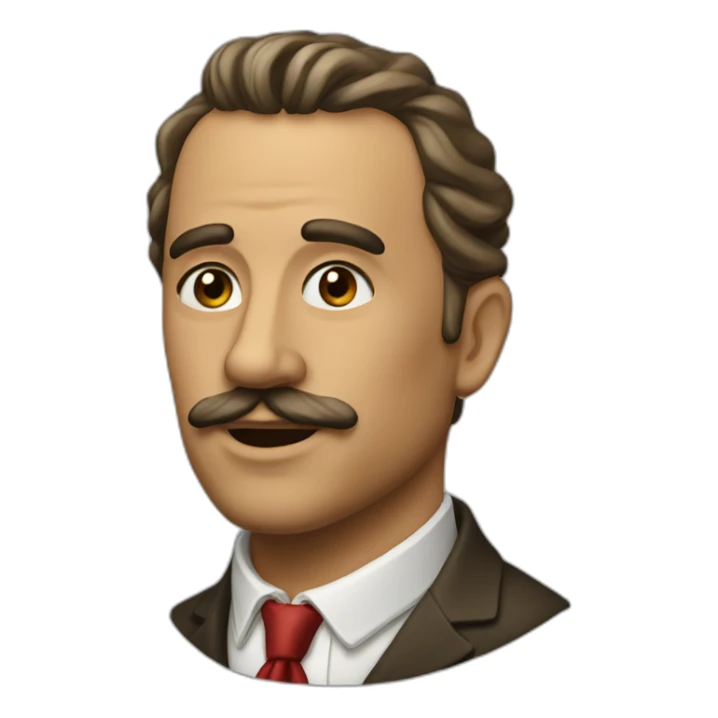 The europinian gentleman from San Francisco sticker