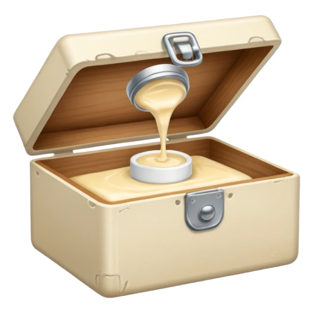 cream medicine in a box sticker