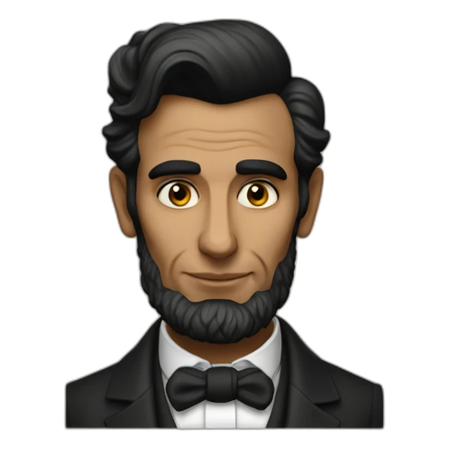 Nauman Shaikh as Abraham Lincoln sticker