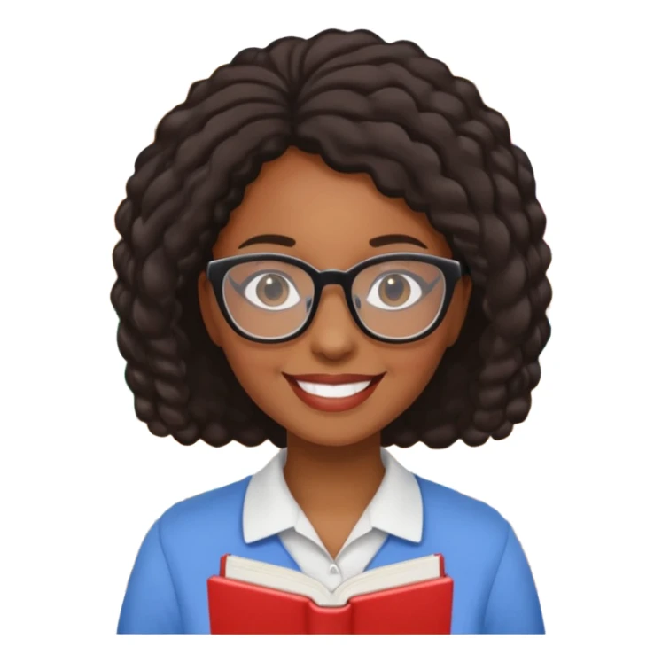 Bookstore Clerk black woman sticker