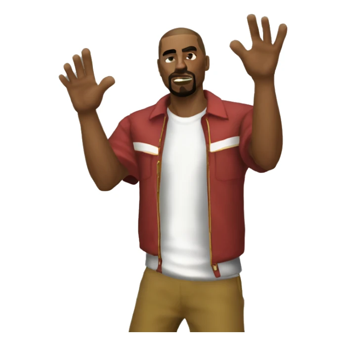 GTA San Andreas dando pulgar arriba sticker