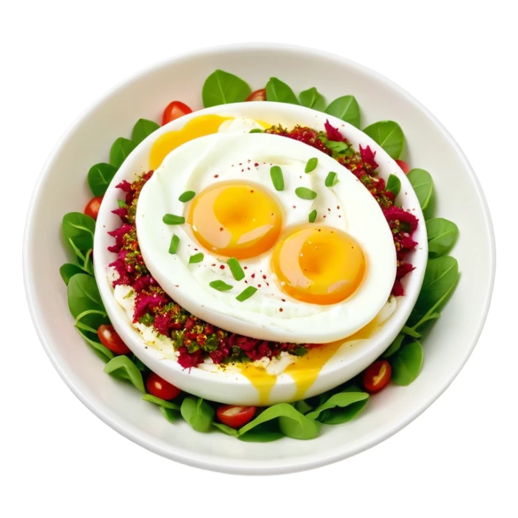 Egg, Labneh and Sumac Salad Bowls
 sticker