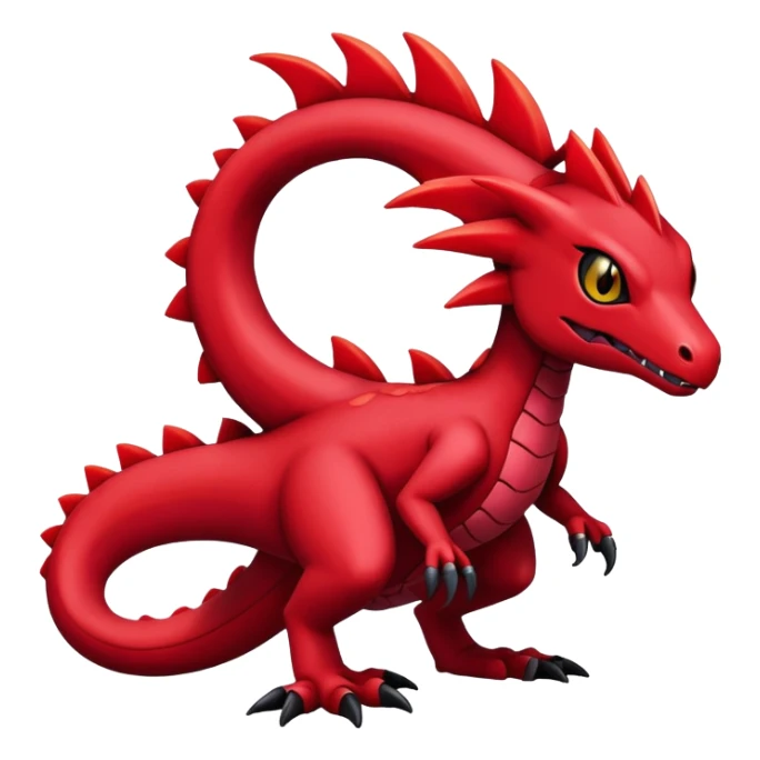 Black Guilmon-Salazzle-Pokémon-Fakémon-creature sticker