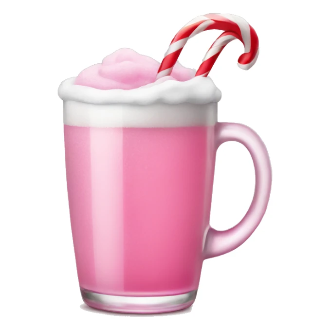 pink christmas christmas drink sticker