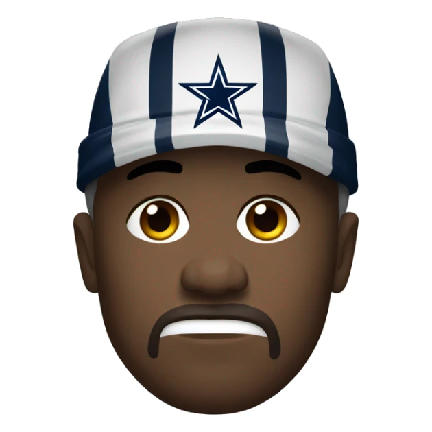 Sad Dallas Cowboys fan sticker