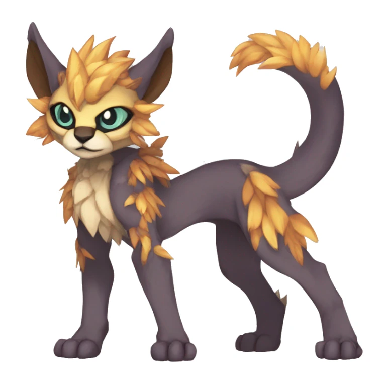 Anthro chibi kawaii Vernid-WickerBeast-Protogen-Primagen-Fakémon Full Body sticker