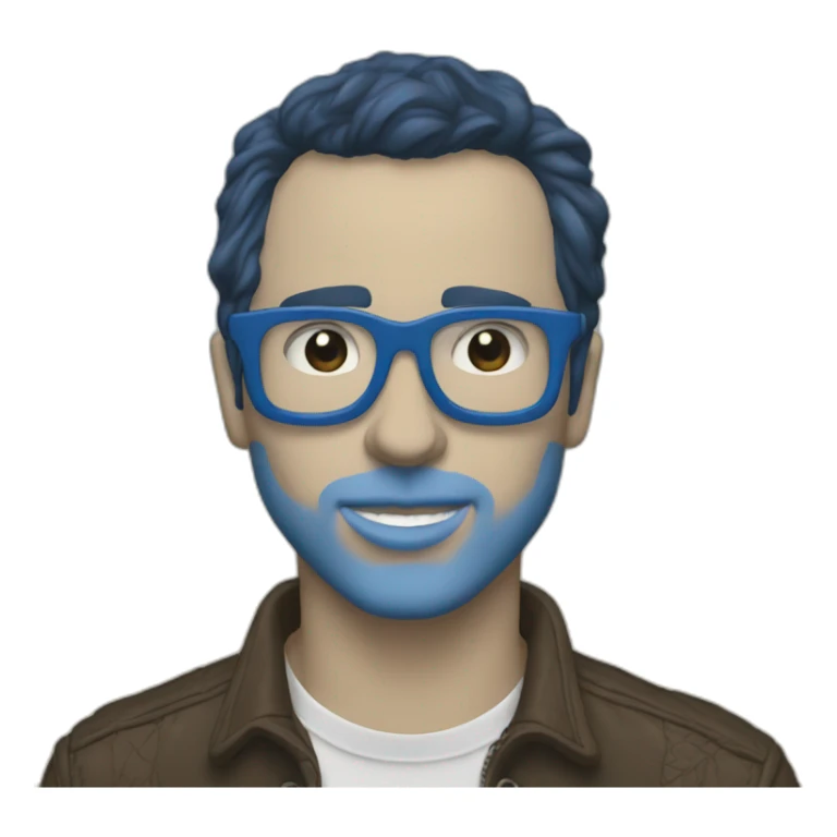 the blue album by Weezer sticker