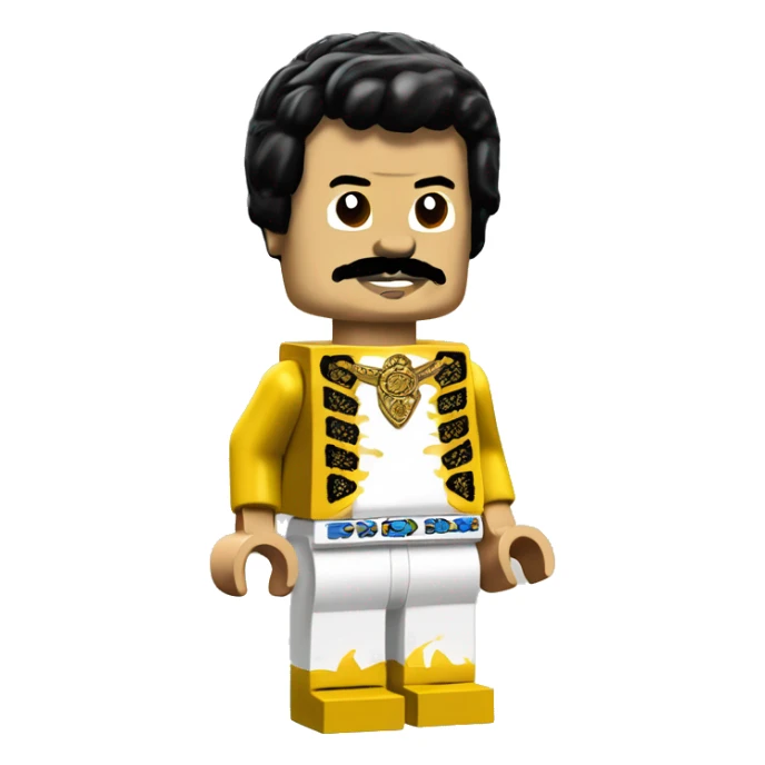 FREDDIE MERCURY lego full body sticker