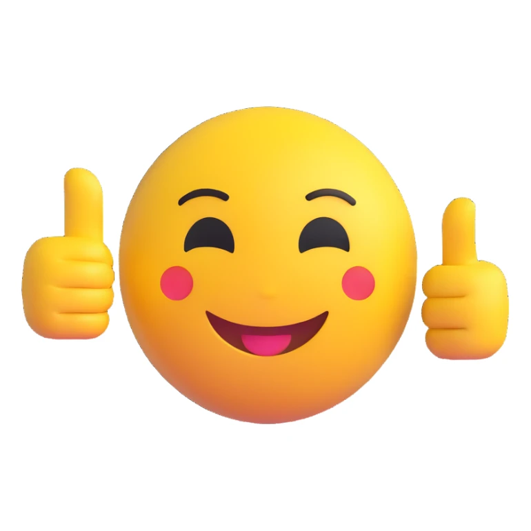 A classic yellow round emoji-style face pointing to itself, with a confident smile, symbolizing "me" or "I am the one". Bright colors, simple cartoon style, centered on a white background sticker