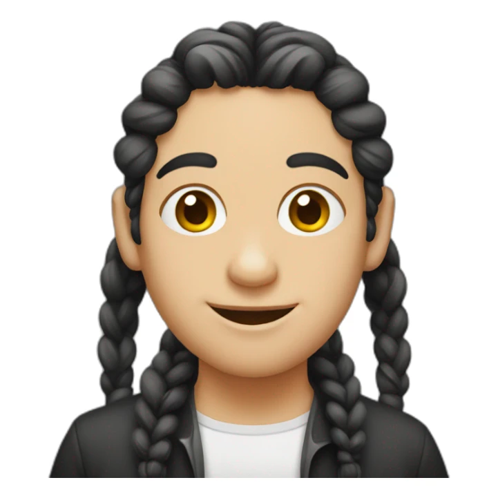 jew with pigtails sticker