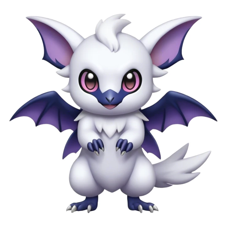 Cool Cute Kawaii Noibat-Absol-Pokemon Full Body sticker