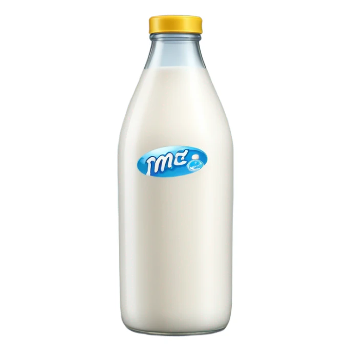 Bottle of milk  sticker