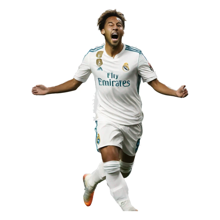 Jude bellingham goal celebration for real madrid sticker