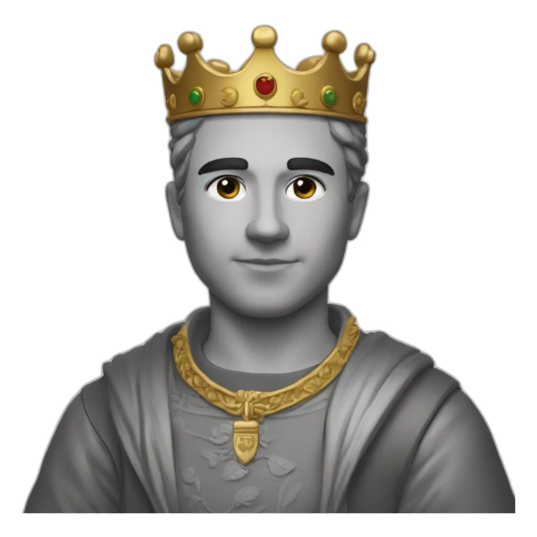 Garçon banc type portugais avec une couronne sticker