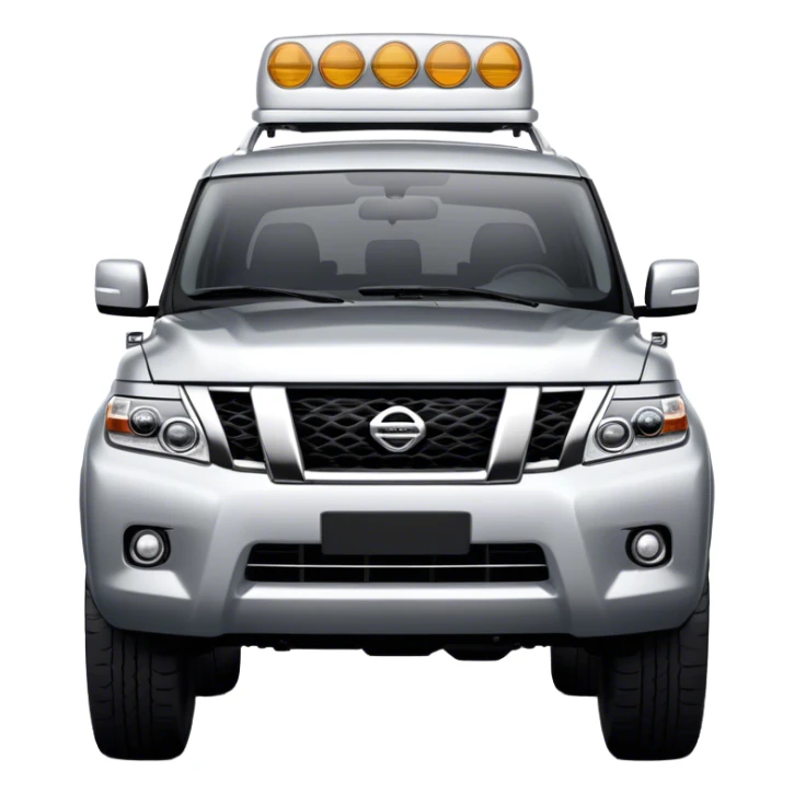 Nissan Patrol - Nissan (Model Year: 2022) (Iconic colour: Silver) sticker