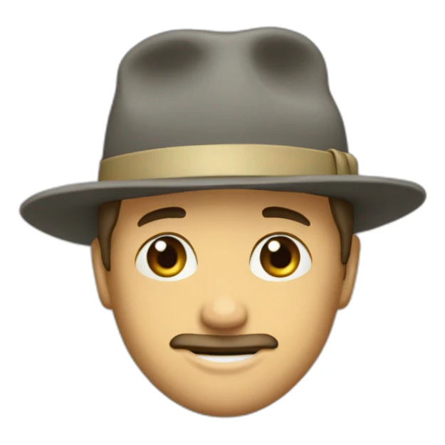 charlie chapline whitout hat sticker