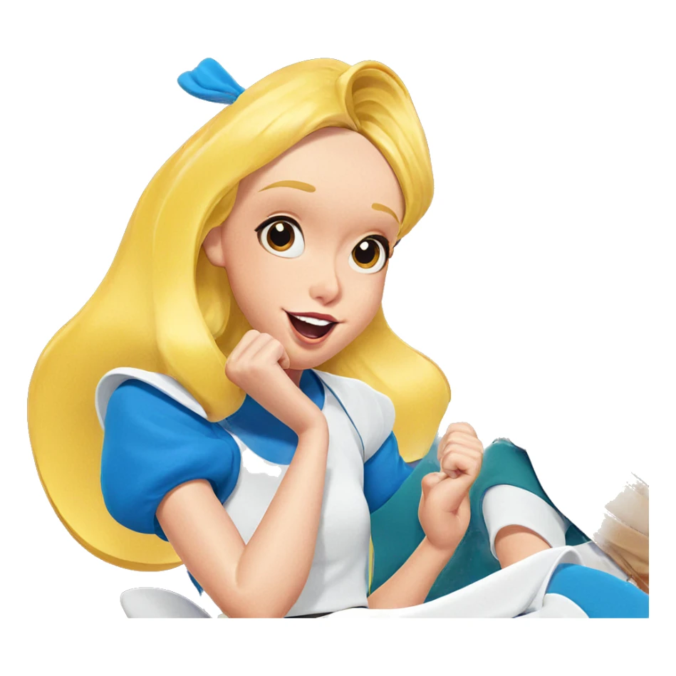 playful duo in quirky attire sticker