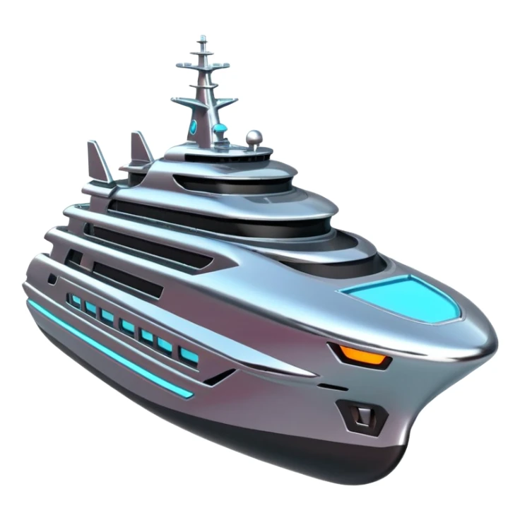 Create a highly polished, 3D game UI–style illustration of a SHIP sticker