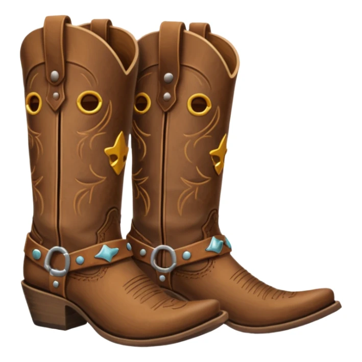 Cowgirl boots sticker