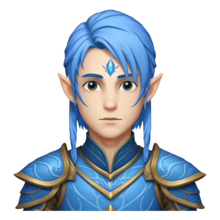ESO male water elf sticker