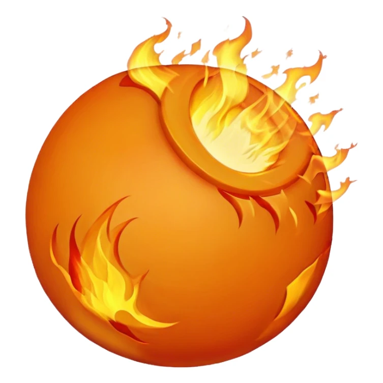 carita fuego sticker