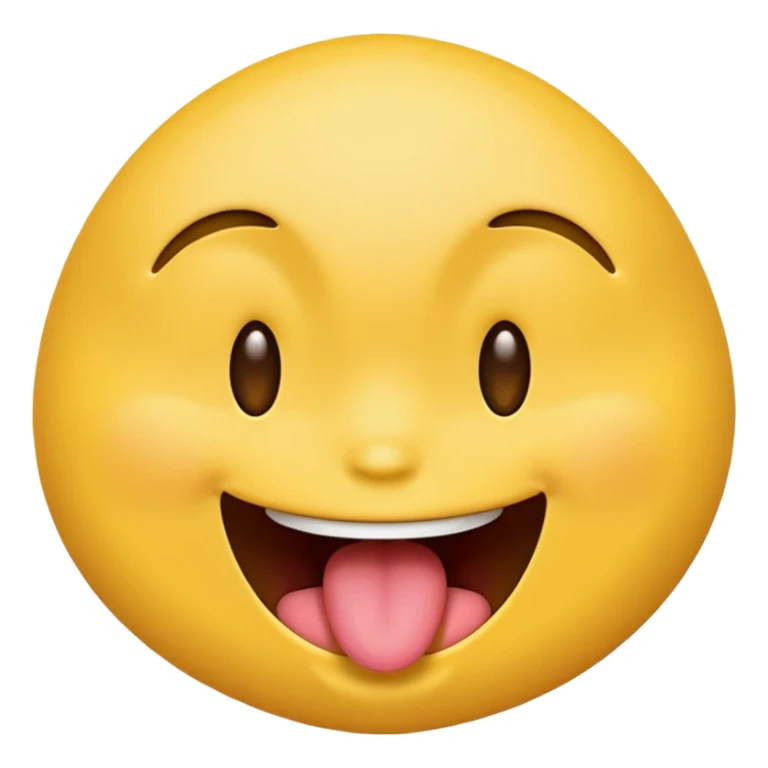Emoji squinting sticking out tongue  sticker
