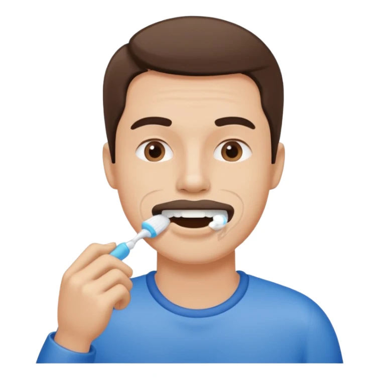 create a hand drawn icon fine line style with a men doing habits sticker