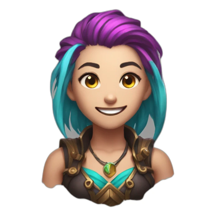 jinx league of legends sticker