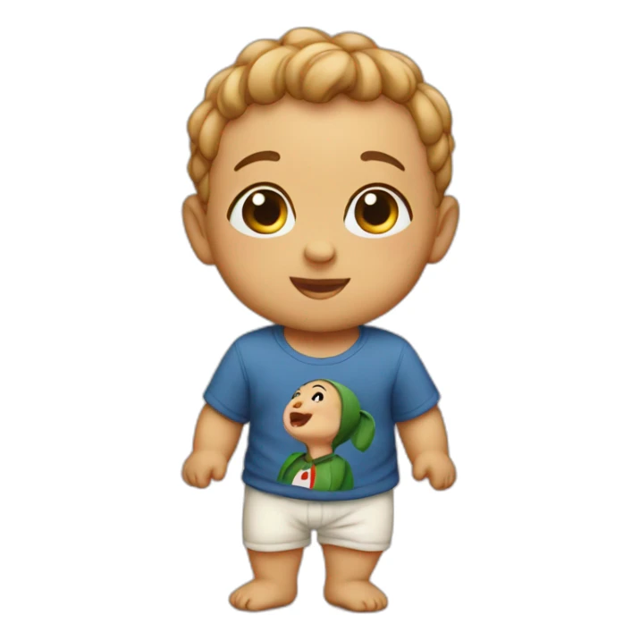 Italian baby sticker