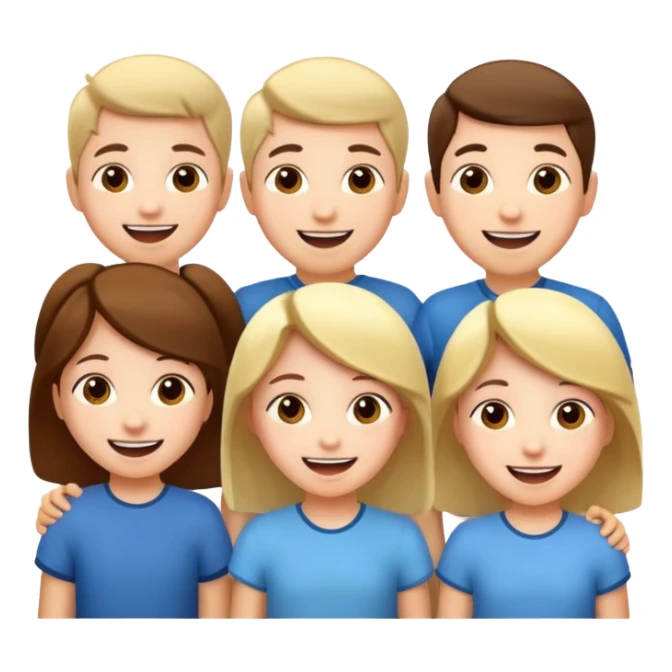 Kids turning around sticker