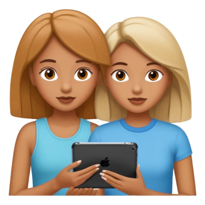 Bestir on iPad with bestie sticker