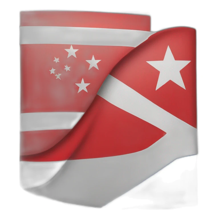 Russia flag and Singapore Flag sticker