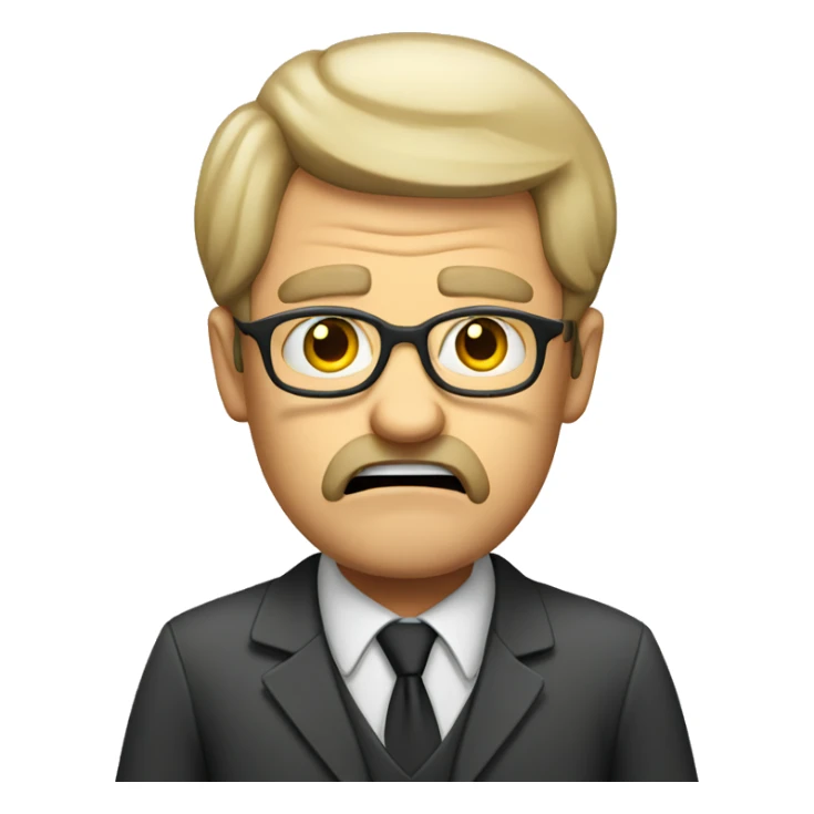 angry english teacher sticker