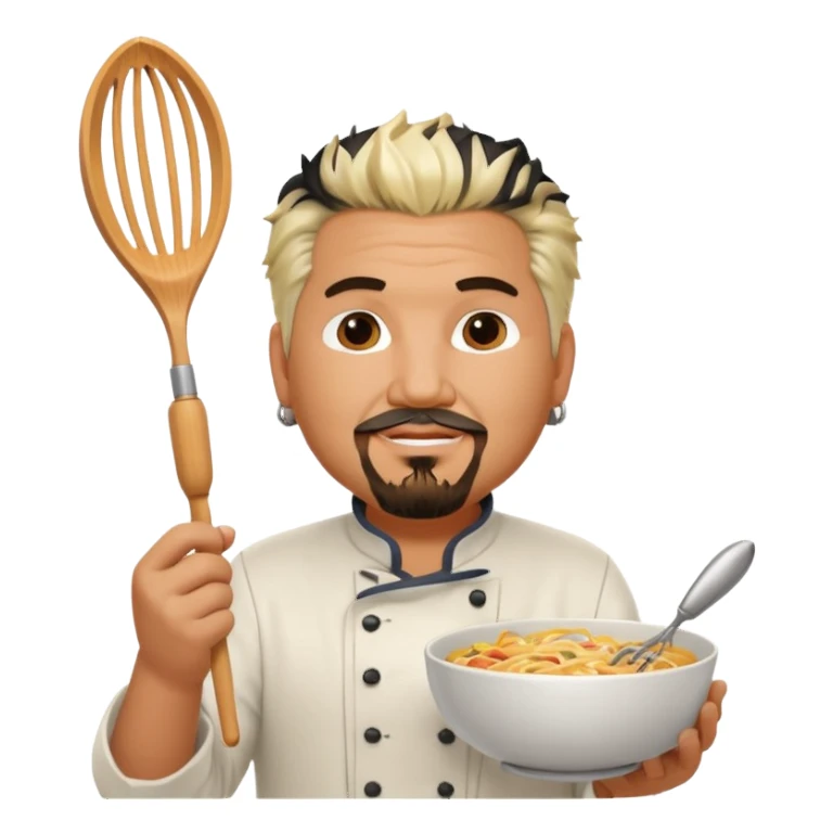 gut fieri chef holding whisk and bowl sticker