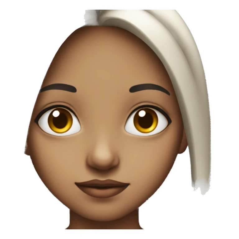 captivating gaze of a girl sticker