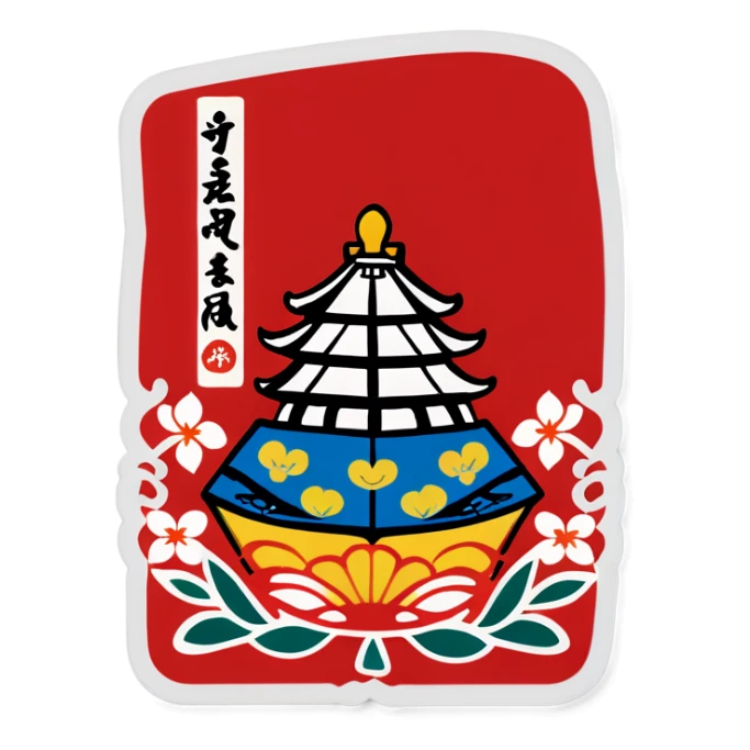 Hanafuda sticker