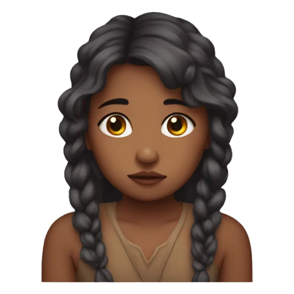 Sad babygirl  sticker